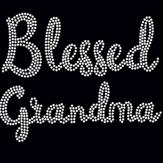 Blessed Grandma Rhinestone Transfer