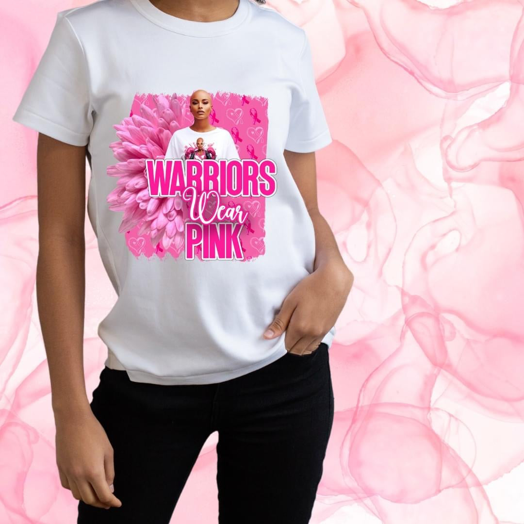 Custom Breast Cancer Awareness T-Shirt and Tumbler Set