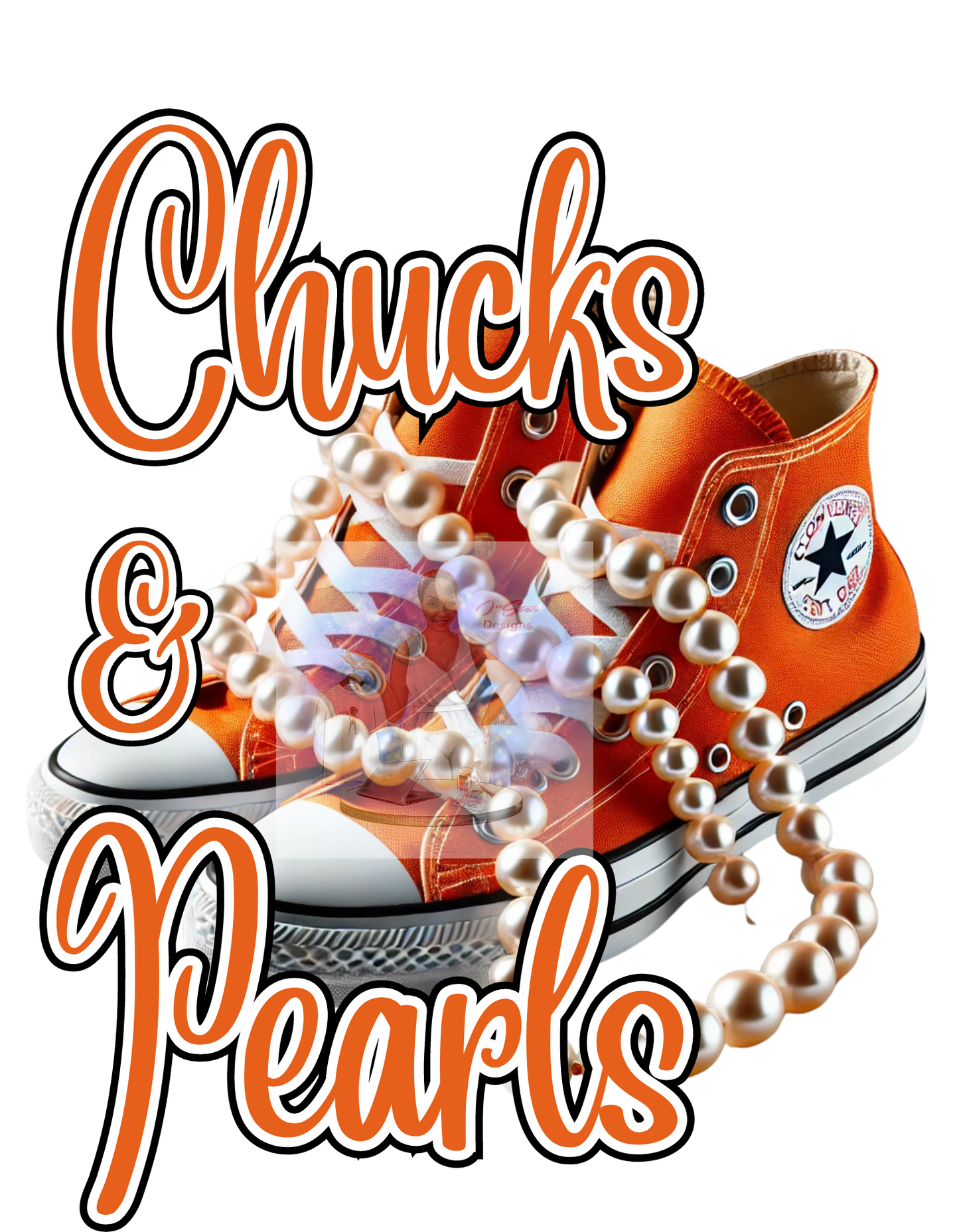 O'Star Chucks & Pearls Digital Design