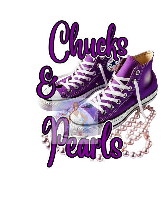 O'Star Chucks & Pearls Digital Design