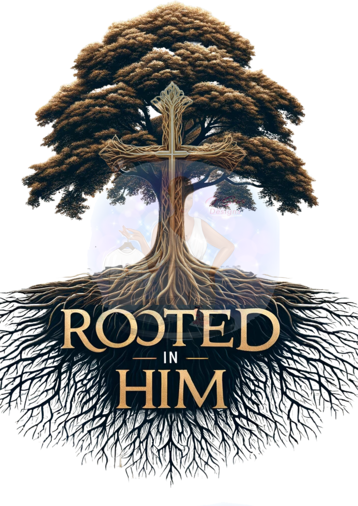 Rooted In Him Digital Download Design