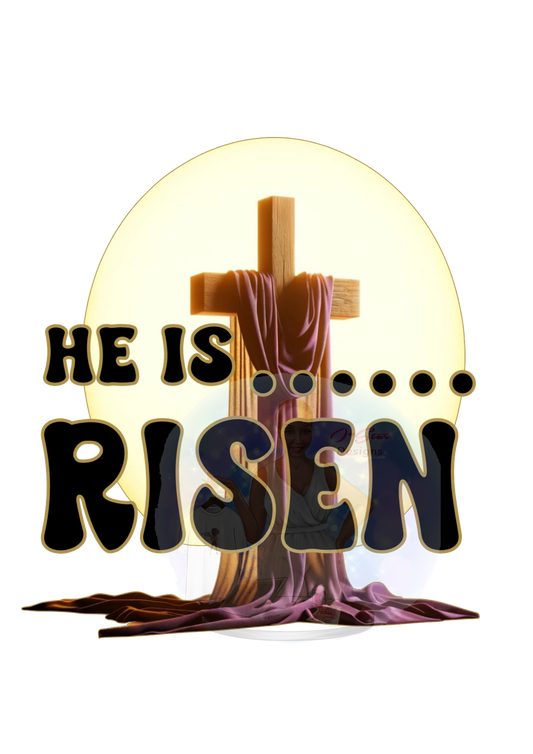 He Is Risen PNG Design Digital Download