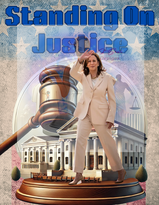 Standing On Justice Digital Download Editable Design