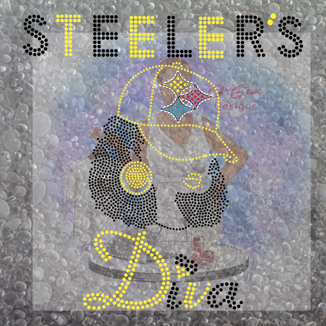 Steelers Diva Rhinestone Transfer