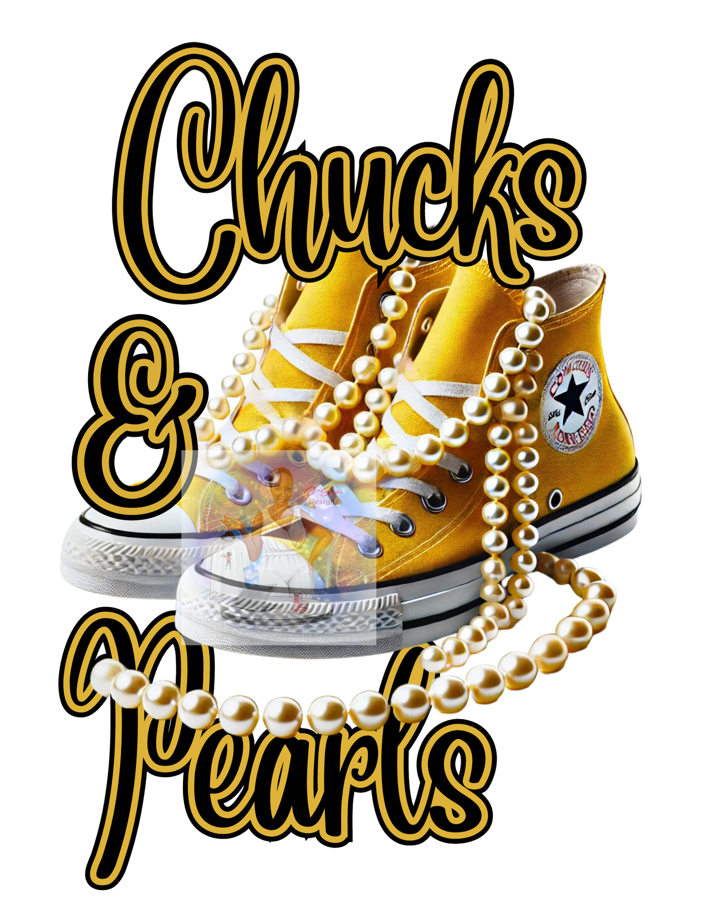 O'Star Chucks & Pearls Digital Design